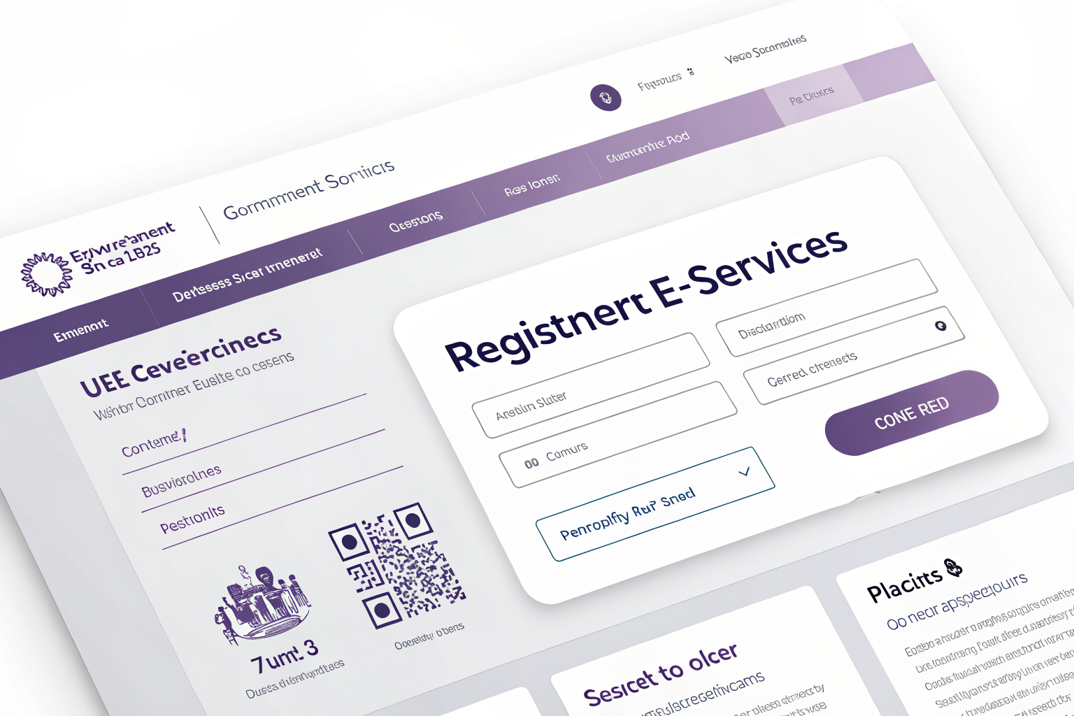 KVK e-services portal showing online business registry, QR invoicing, and application status tracking for Curaçao Chamber of Commerce